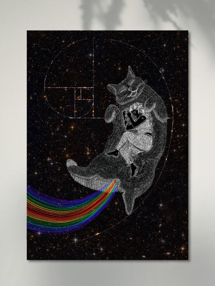 "SPACE CAT" POSTER